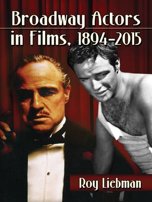 cover image of Broadway Actors in Films, 1894-2015
